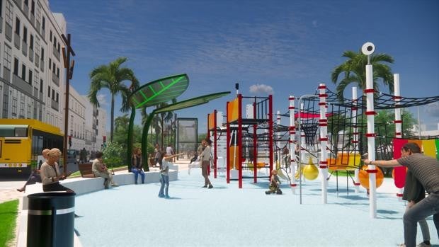 Chiclana remodelará la Alameda del Río, que potenciará la zona de juegos infantiles