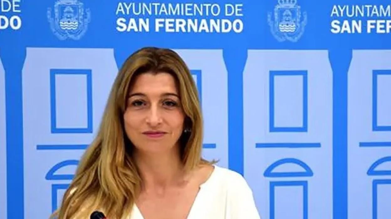 La concejal Claudia Márquez.