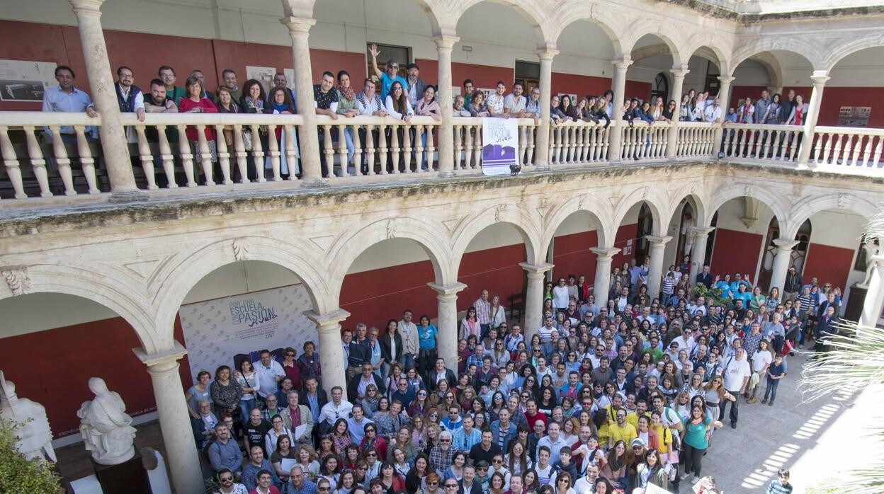 Foto de familia del último encuentro, celebrado en Almería