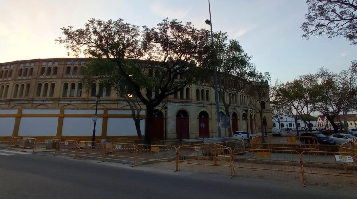 Las últimas obras realizadas en los aledaños de la Real Plaza de Toros.