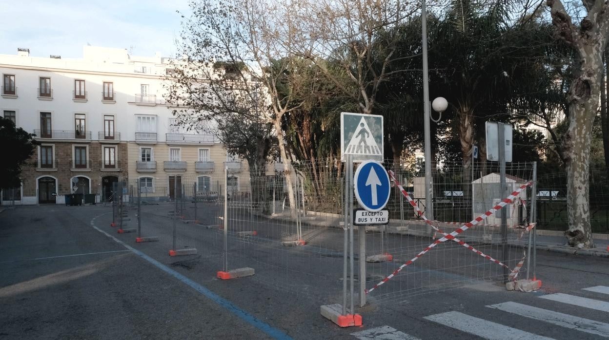 Obras de la Plaza de España