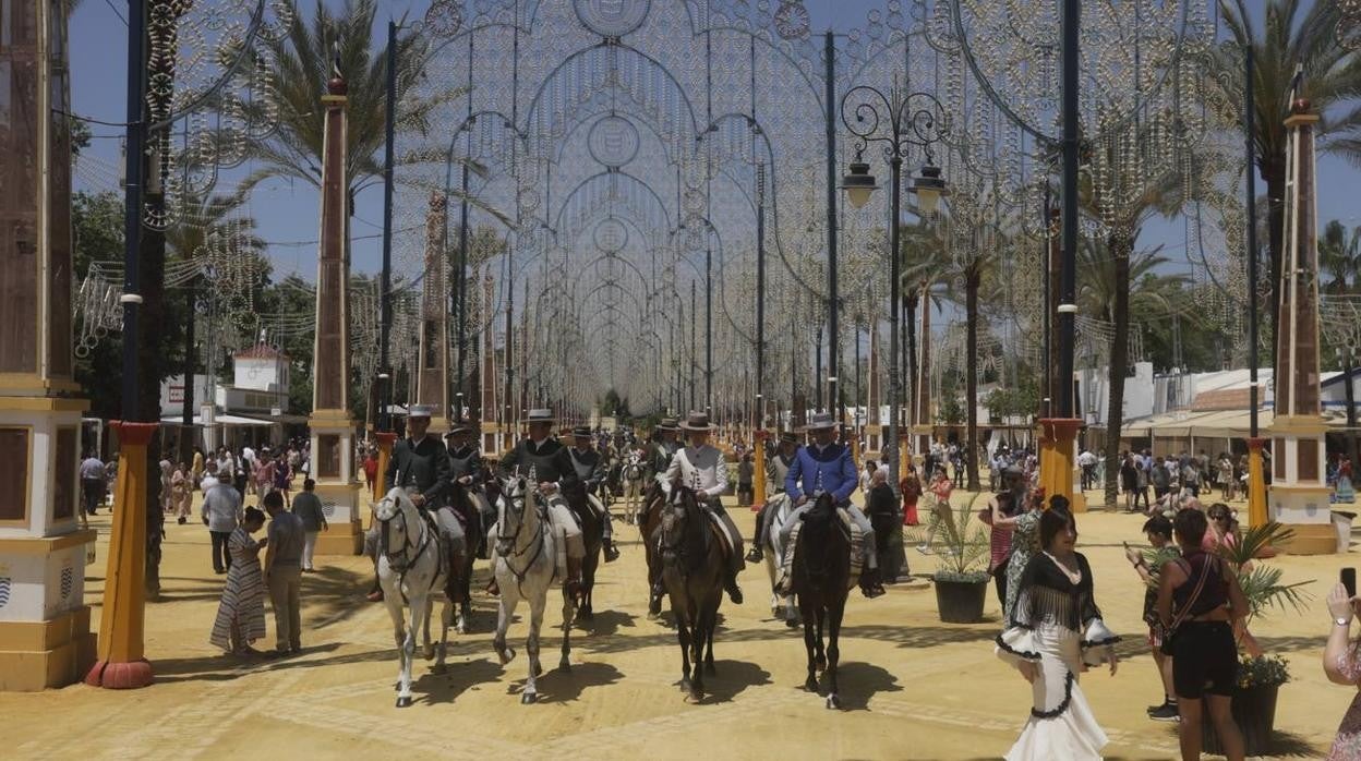 Los caballos, protagonistas en la Feria de Jerez