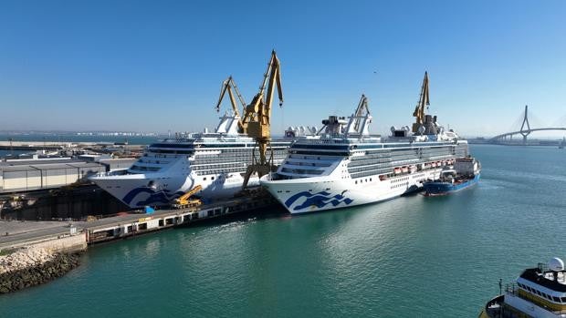 La reforma de cruceros en Cádiz confirma su carga de trabajo hasta 2023