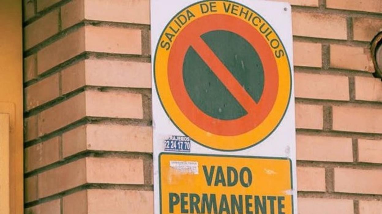 Señal de vado