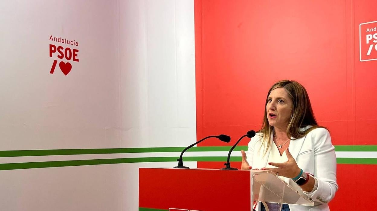 La candidata socialista por Cádiz Irene García