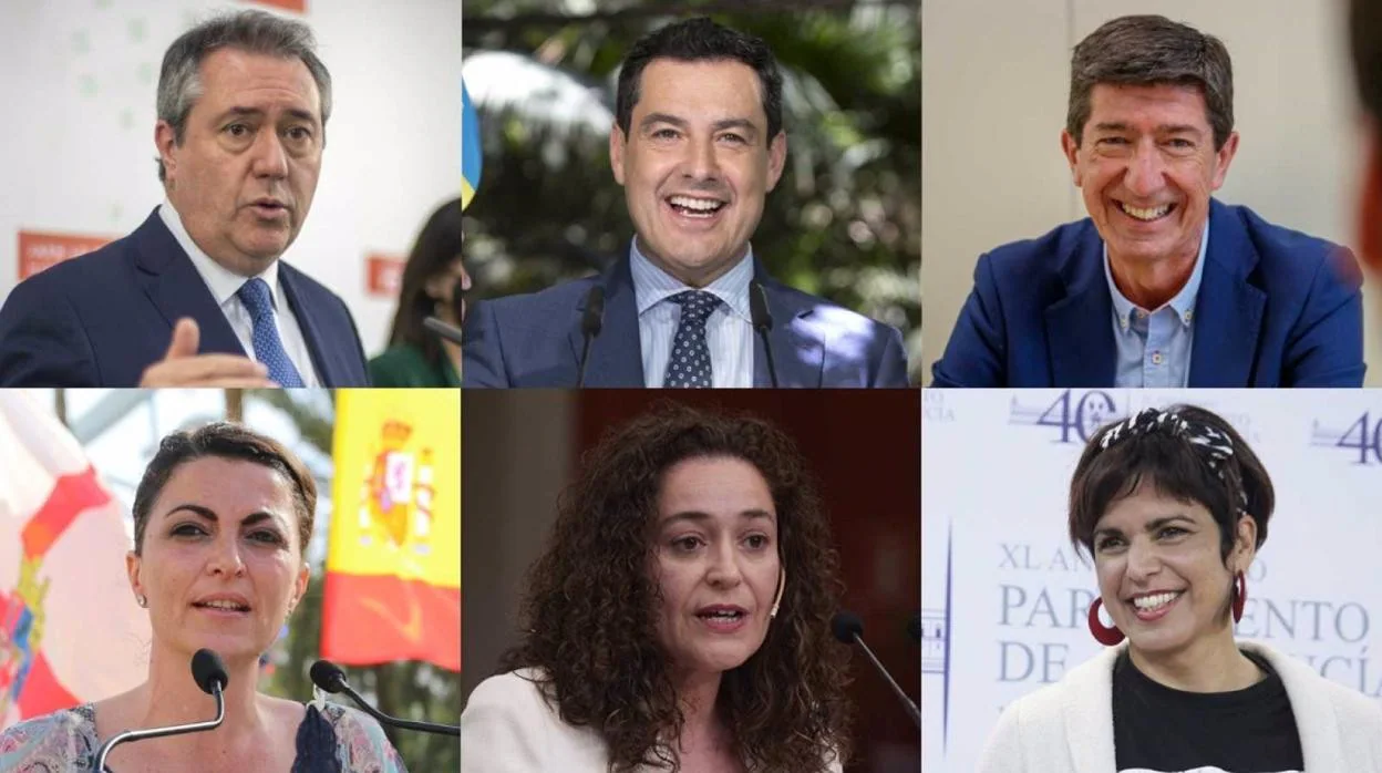 Moreno, Espadas, Marín, Nieto, Olona y Rodríguez afrontan este lunes el segundo y último debate a seis