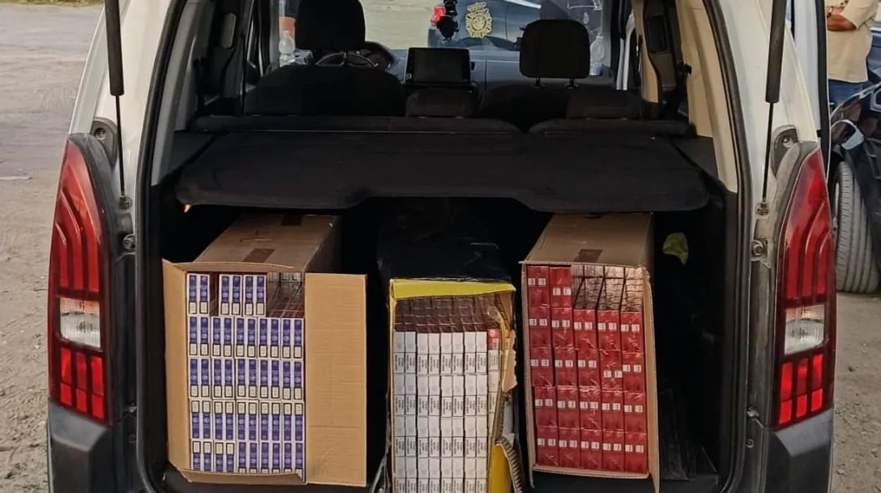Interceptan en Jerez un camión con 1.500 cajetillas de tabaco de contrabando