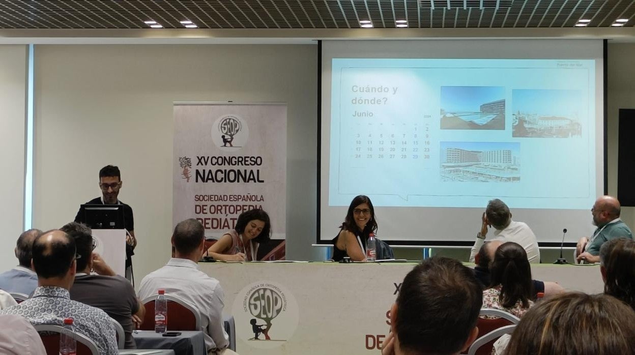 El traumatólogo Juan José Domínguez, durante la presentación de la candidatura de Cádiz.