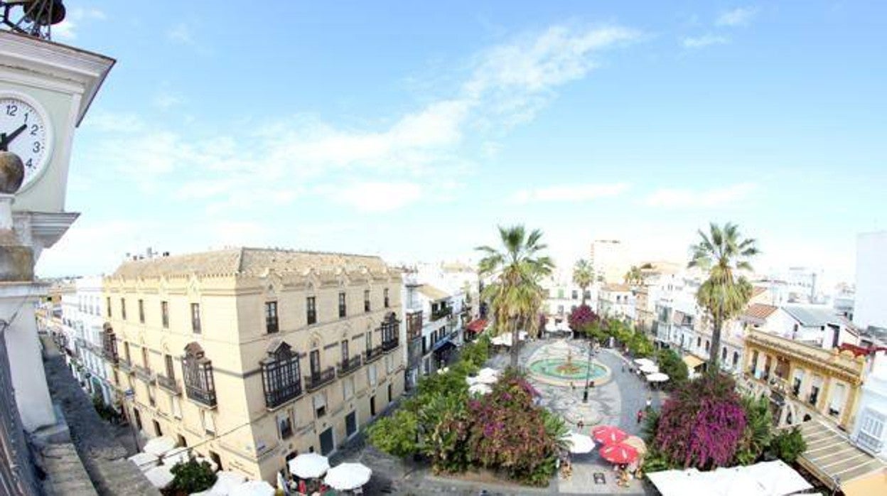 La Plaza del Cabildo, uno de los lugares más turísticos de Sanlúcar