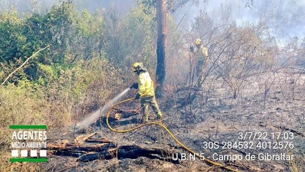 Controlado un incendio en San Roque