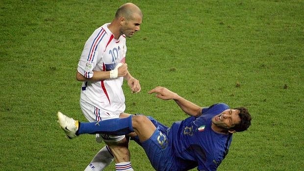 Materazzi: «Sin ironía, deseo suerte a Zidane»