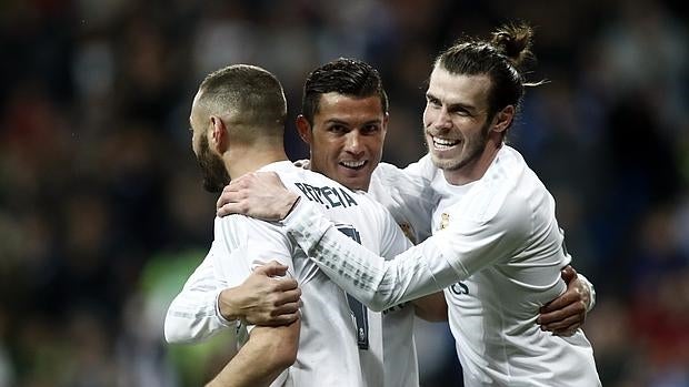 Ronaldo y Benzema se lucen con el lustre de Bale