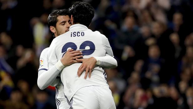 Zidane hace un guiño a Morata e Isco