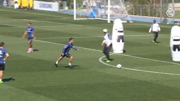 Carvajal no entrena con el grupo un día antes de viajar a Múnich