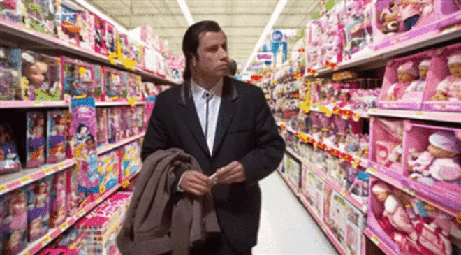 La confusión de Travolta en Harry Potter, Star Wars y hasta en el supermercado conquista las redes sociales