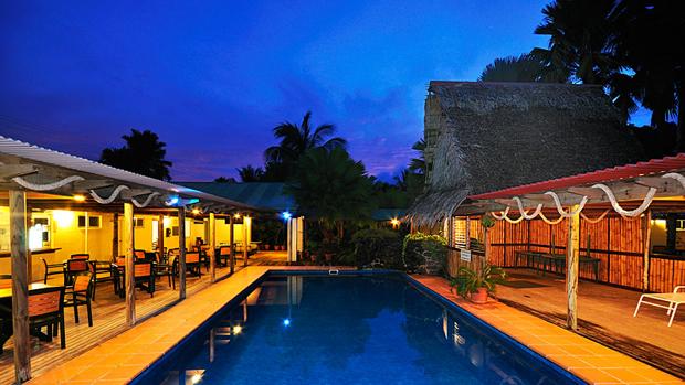 Imagen del Kosrae Nautilus Resort, el hotel de lujo que sus dueños sortearon