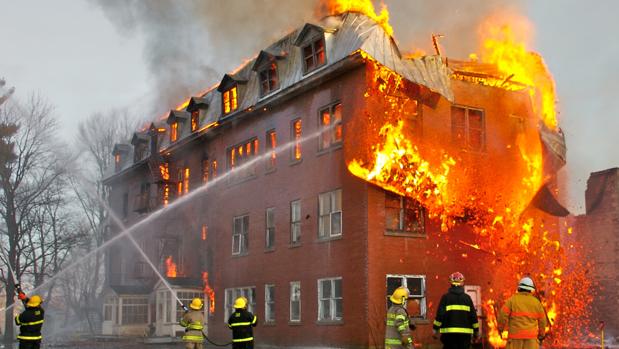 Imagen de archivo de un incendio en Canadá