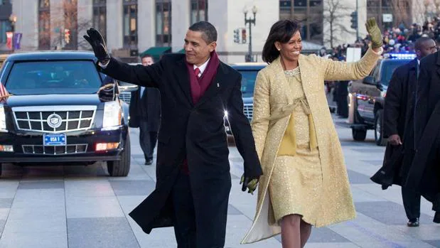 Barack y Michelle Obama saludaban el pasado 20 de enero a su llegada al Capitolio para asistir a la ceremonia de investidura de Donald Trump