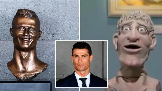 Twitter no ha tenido piedad con el busto de Cristiano Ronaldo