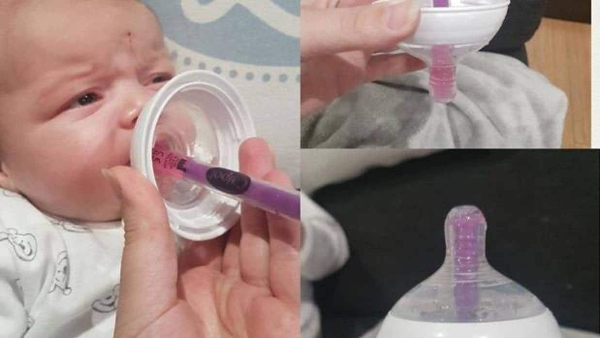 El truco de una madre para dar medicina a su bebé que arrasa en Facebook