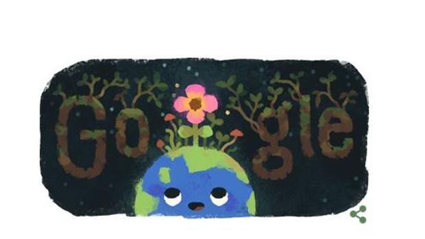 Google celebra el equinoccio de primavera con un 'doodle'