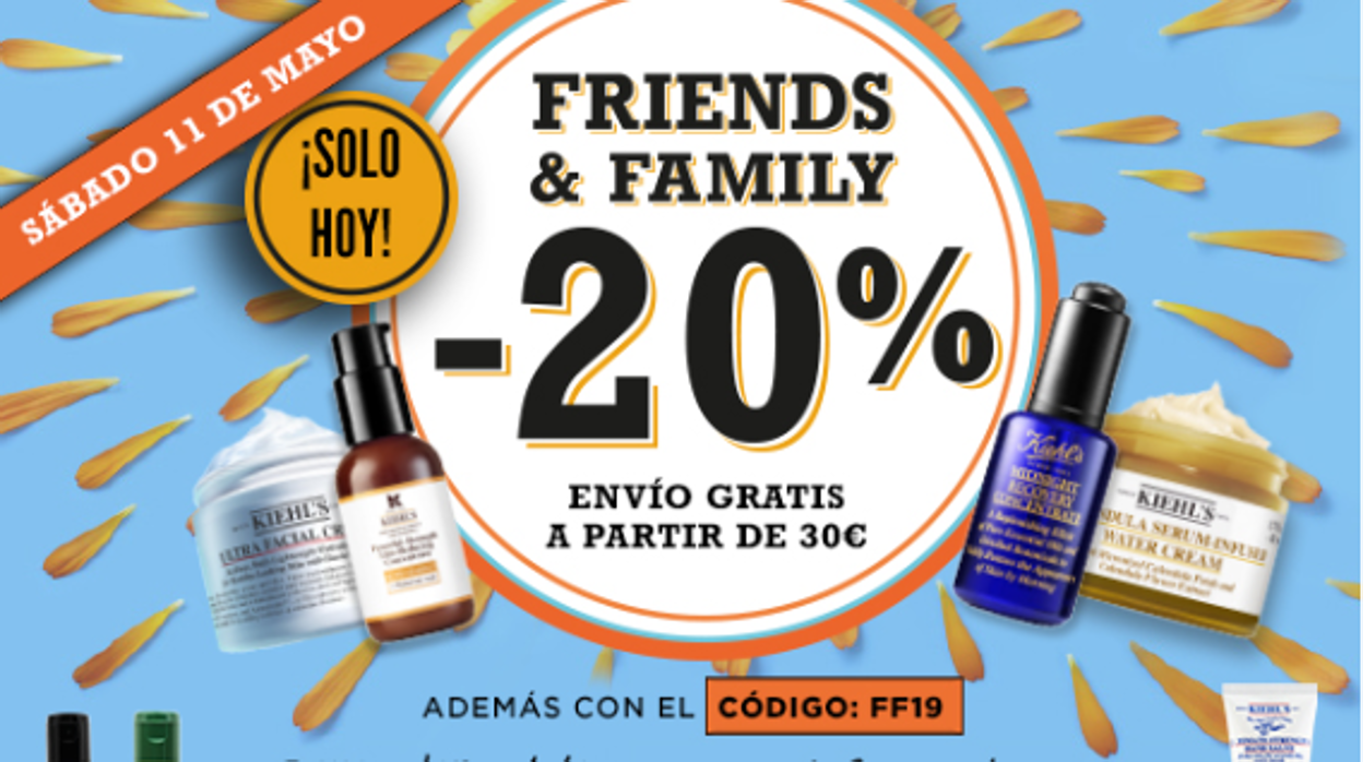 No te pierdas un año más las fantásticas promociones del Friends&amp;Family de Kiehl&#039;s