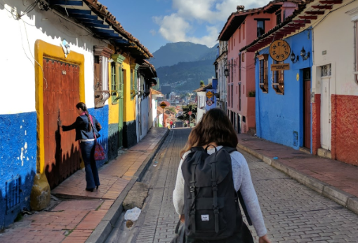 La Candelaria es el barrio más emblemático de la capital colombiana