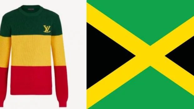 Louis Vuitton diseña un jersey «inspirado» en la bandera de Jamaica, pero se equivoca de colores