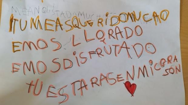 La emotiva despedida de un niño de seis años a su profesora: «Estarás en mi corazón»