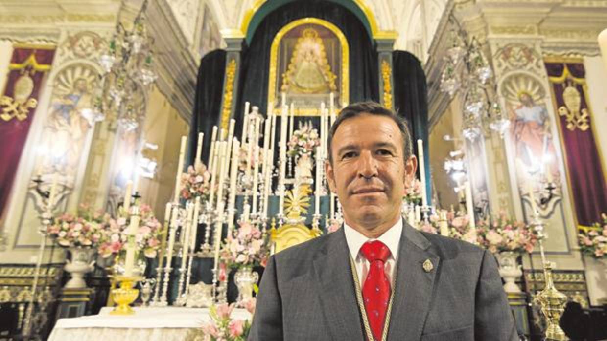 José María Acosta, hermano mayor de la Hermandad Matriz