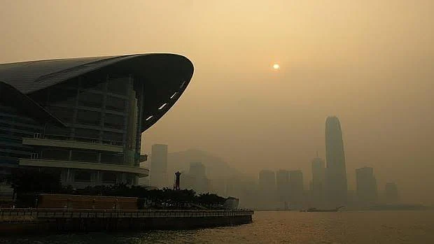Contaminación en la ciudad de Hong Kong