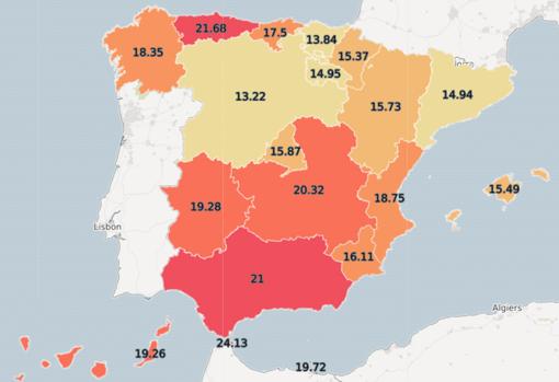 Porcentaje de personas con obesidad