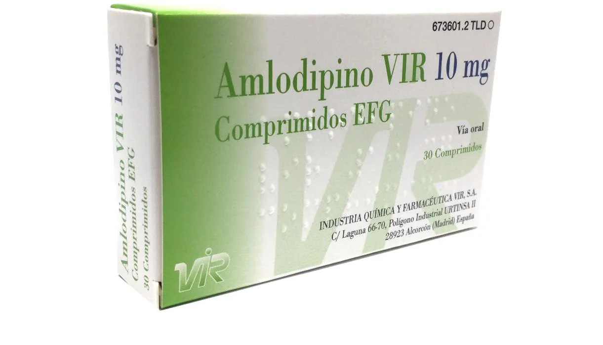 Sanidad ha retirado un lote de Amlodipino VIR 10 mg por un error en la fecha de caducidad