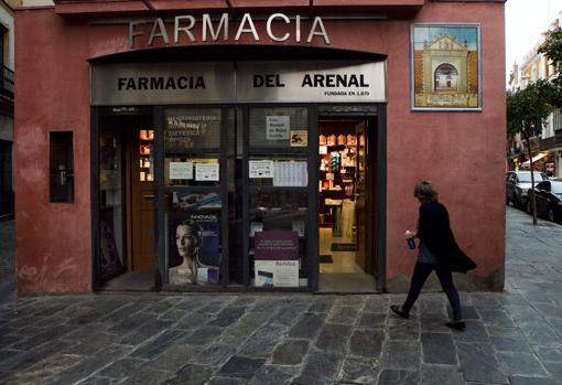 Imagen de archivo de la farmacia del Arenal en Sevilla