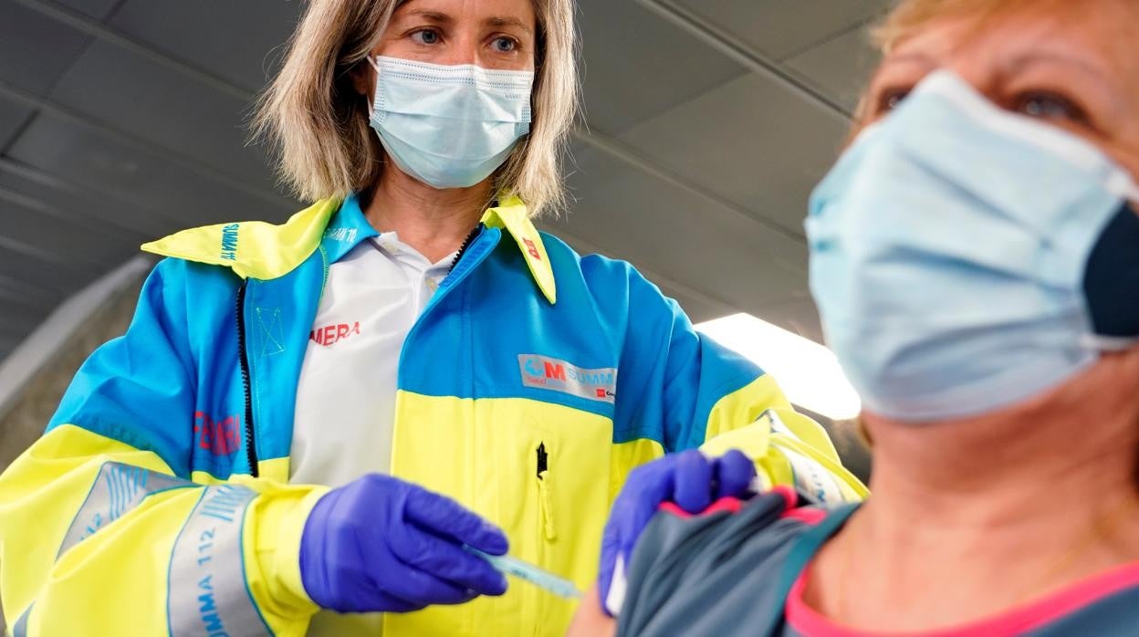 Proceso de vacunación en la Comunidad de Madrid