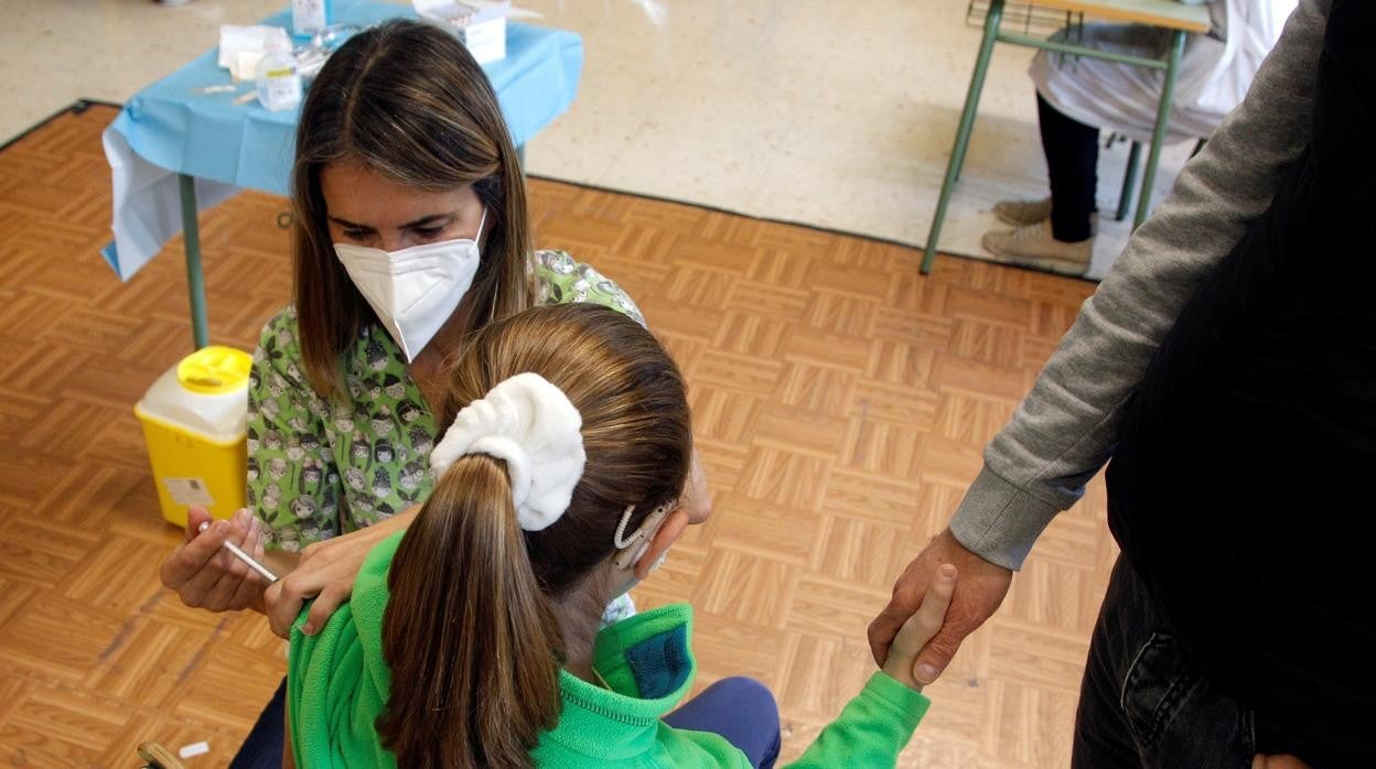 Vacunación en los colegios en España