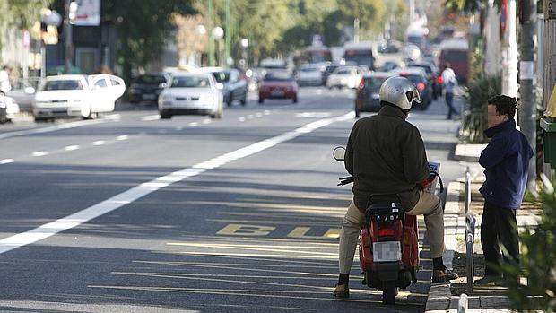 Lugar del accidente en Eduardo Dato RAÚL DOBLADO