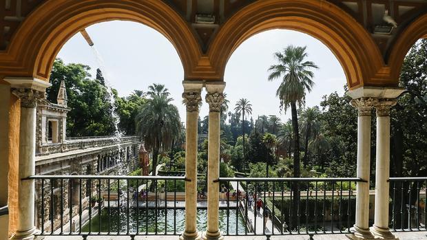 Vista desde la balconada del Placio Mudéjar