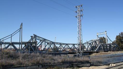 El puente en su actual ubicación