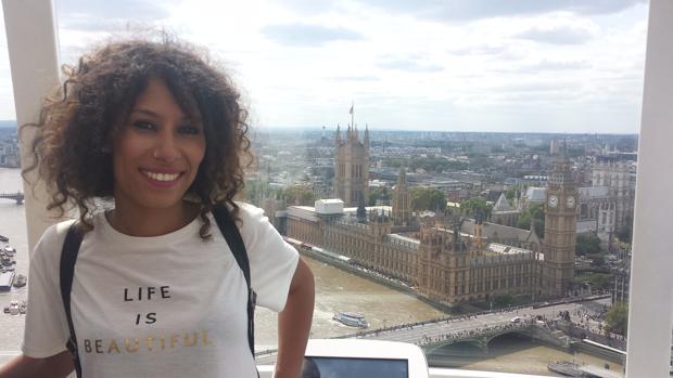 Maloma Morales, en una imagen en Londres