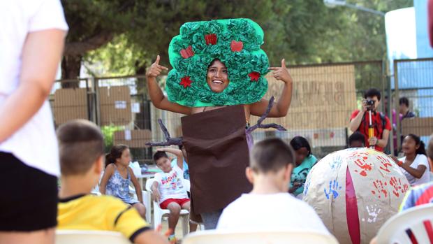 Nniños en una escuela de verano