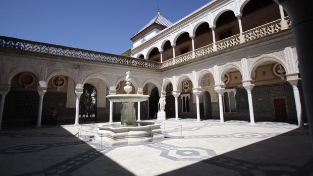 El patio principal de la Casa de Pilatos