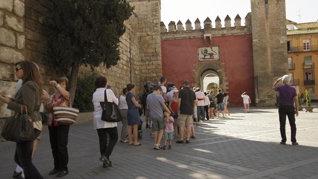 Los turistas que visiten este fin de semana Sevilla no podrán visitar el Real Alcázar