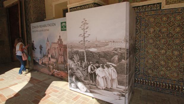 Zona del Claustro de los Muertos donde están los azulejos robados