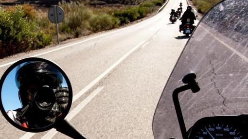 José Ruiz saca una imagen durante un viaje en carretera