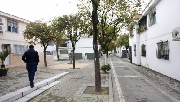 Las conocidas como «casitas bajas» de la barriada Juan XXIII de Sevilla, en el barrio de Rochelambert