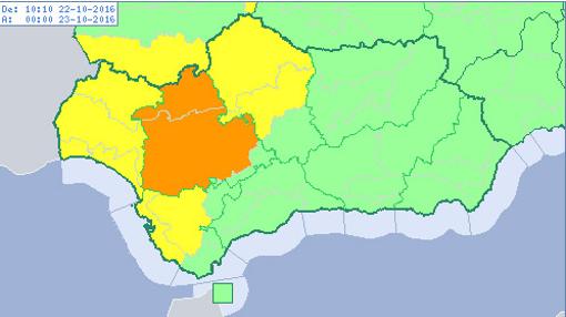 El pronóstico sigue empeorando y la alerta por lluvias en la provincia de Sevilla se eleva ya a nivel naranja