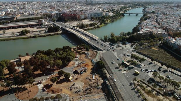 Un drenaje innovador para los jardines de Torre Sevilla