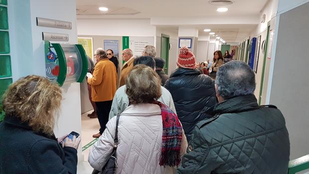 Centro de salud de la calle Mallén el pasado martes