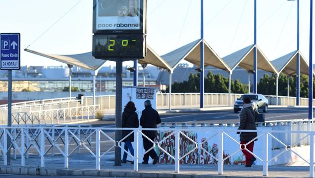 Sevilla marca la mínima del invierno con 1,5 grados a las 8 de la mañana